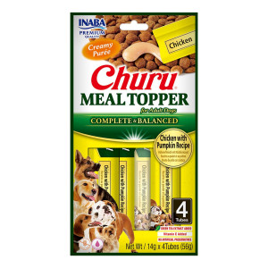 INABA Meal Topper Chicken with pumpkin - pamlsek pro psa - 4x14g