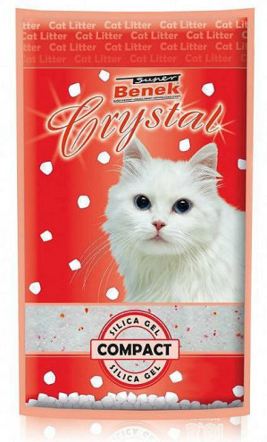 SUPER BENEK Crystal Compact - Stelivo pro kočky - 7,6 l