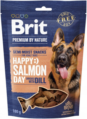 BRIT Premium Dog Snack Losos s Koprem – pamlsek pro psy – 180 g