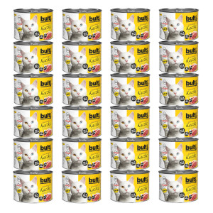 BULTI Rich in duck - mokré krmivo pro kočky - 24x200g