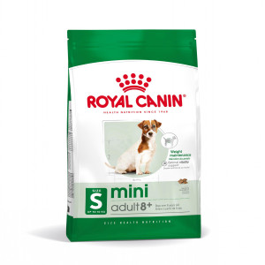 Royal Canin Mini Adult 8+ 8 kg Senior Drůbež, Rýže, Zeleninová