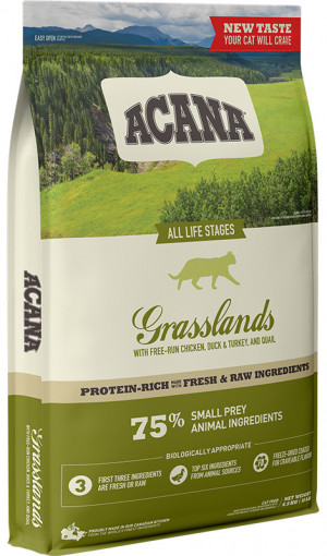 ACANA Grasslands Cat - suché krmivo pro kočky - 4,5 kg 