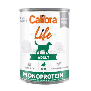 CALIBRA Life Adult Duck with rice - vlhké krmivo pro psy - 400g