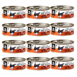 3COTY Turkey with duck - mokré krmivo pro kočky - 12x80g