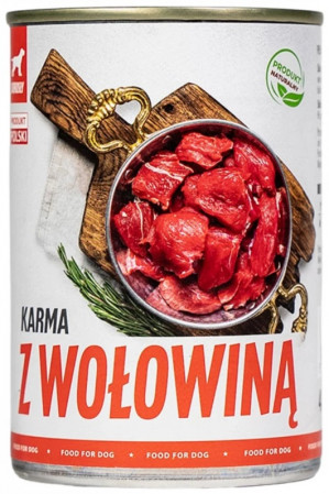 TUF TUF Beef food - Mokré krmivo pro psy - 800 g