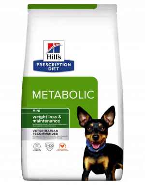 HILL'S PRESCRIPTION DIET Canine Metabolic Mini Suché krmivo pro psy Kuřecí maso 1 kg