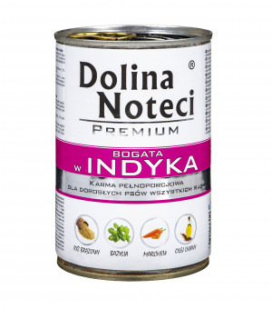 DOLINA NOTECI Premium Rich in turkey - Mokré krmivo pro psy - 400 g