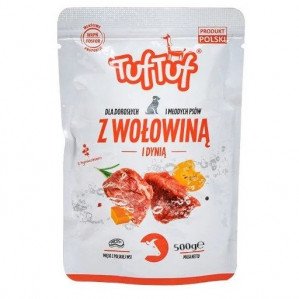 TUF TUF Beef with pumpkin - vlhké krmivo pro psy - 500g