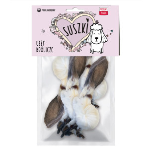 PAKA ZWIERZAKA Rabbit ears - pamlsek pro psa - 90g