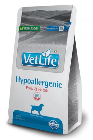 FARMINA Vet Life Hypoallergenic Pork & Potato - suché krmivo pro psy - 2 kg