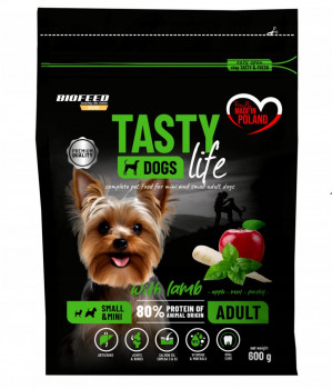 BIOFEED Tasty Life Adult Small Lamb - suché krmivo pro psy - 600g
