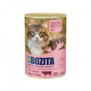 BOZITA Hovězí paštika - vlhké krmivo pro kočky - 400g
