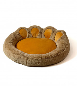 GO GIFT Pelíšek pro psa a kočku L - camel - 55x55 cm