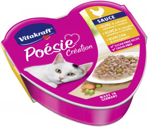 VITAKRAFT POESIE CREATION SOS kuře/zelenina - vlhké krmivo pro kočky - 85 g