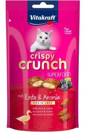 VITAKRAFT Crispy Crunch Duck with chokeberry - pamlsek pro kočky - 60g