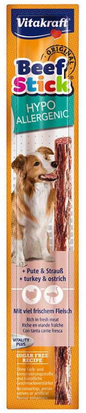VITAKRAFT Beef Stick Hypoallergenic turkey with ostrich - pochoutka pro psy - 12 g