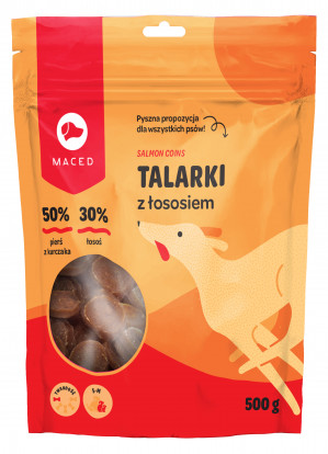 MACED Salmon chips - pochoutka pro psy - 500g