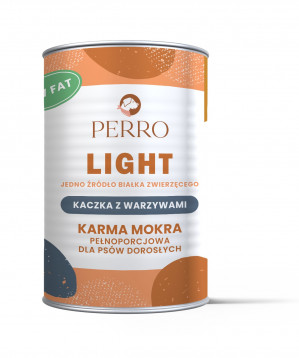 PERRO Light Duck with vegetables - vlhké krmivo pro psy - 400g