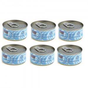 FISH4CATS Sardine with mussel - mokré krmivo pro kočky - 6x70g
