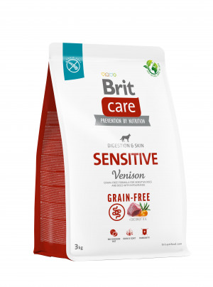 BRIT Care Sensitive Venison bez obilovin pro psy 3 kg