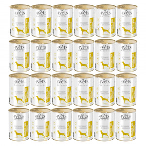 4VETS Natural Urinary No Struvit Dog - vlhké krmivo pro psy - 24x400g