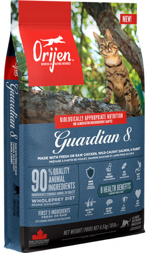 ORIJEN Guardian 8 - suché krmivo pro kočky - 4,5 kg