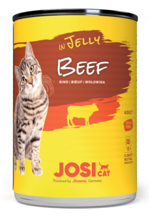 JOSERA JosiCat Beef in jelly - mokré krmivo pro kočky - 400 g 