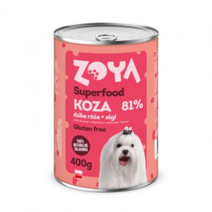 ZOYA Superfood Goat - vlhké krmivo pro psy - 400g