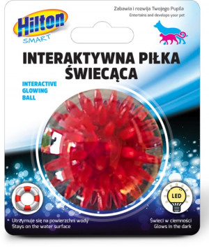 HILTON Smart Interaktivní svítící míč 5 cm pro kočku/psa