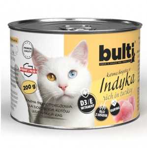 BULTI Rich in turkey - mokré krmivo pro kočky - 200g