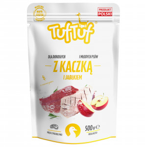 TUF TUF Duck Meal with Apple - mokré krmivo pro psy - 500g