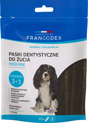 FRANCODEX Dental Strips S - pamlsek pro psa - 15