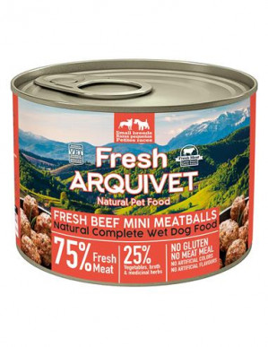ARQUIVET Fresh Beef Mini Meatballs - mokré krmivo pro psy - 200g