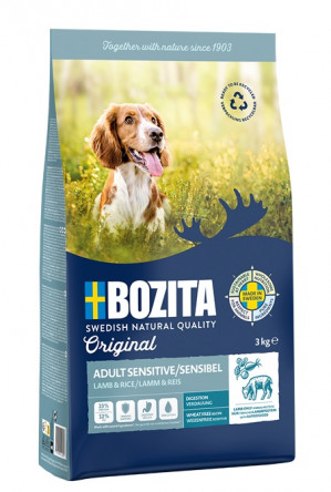 BOZITA Original Sensitive Digestion Lamb and rice - suché krmivo pro psy - 3kg