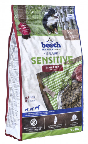Bosch 5219003 suché krmivo pro psy Dospělý Jehněcí, Rýže 3 kg