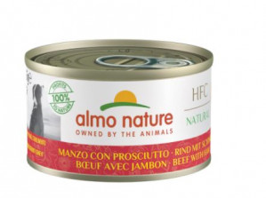 ALMO Nature HFC NATURAL hovězí a šunka - mokré krmivo pro psy - 95 g
