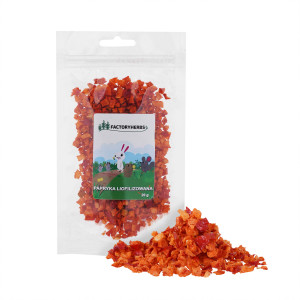 FACTORY HERBS Freeze-dried peppers - lahůdka pro hlodavce a králíky - 20g