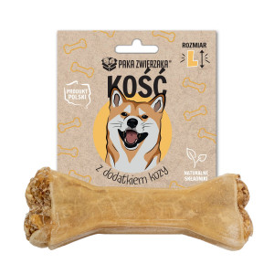 PAKA ZWIERZAKA Bone with goat L 13,5 cm - pamlsek pro psa - 70g