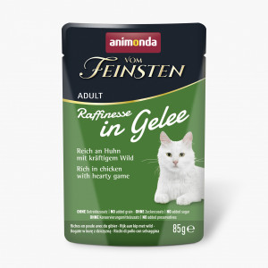 ANIMONDA Vom Feinsten Adult Raffinesse v želé bohaté na kuře se zvěřinou - mokré krmivo pro kočky - 85 g