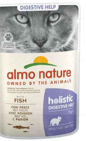 Almo Nature Functional sensitive s rybami - vlhké krmivo pro dospělé kočky s citlivými a dráždivými střevy - 70 g