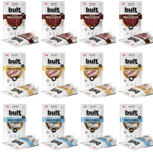 BULT Masová směs MIX příchutí – mokré krmivo pro psy – 12x100g
