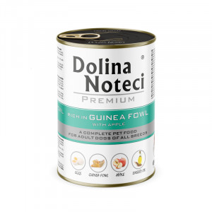 DOLINA NOTECI Premium Rich in guinea fowl with apple - vlhké krmivo pro psy - 400g