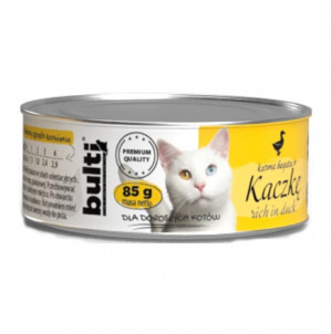 BULTI Rich in duck - mokré krmivo pro kočky - 85g
