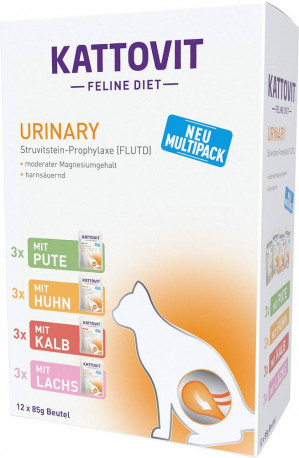 KATTOVIT Feline Diet Urinary - mokré krmivo pro kočky - 12 x 85g