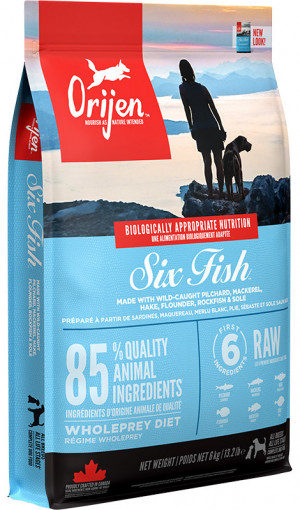 ORIJEN Six Fish - suché krmivo pro psy - 6 kg