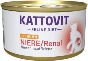 KATTOVIT Feline Diet Niere/Renal Chicken - mokré krmivo pro kočky - 185g