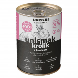 UNISZKI Unismak Králík s řepou - mokré krmivo pro psy - 410g