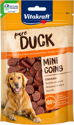 VITAKRAFT Duck Mini Coins - pamlsek pro psy - 80g