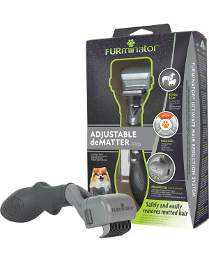 Furminator pro odstraňování zamotaných vlasů, nastavitelný