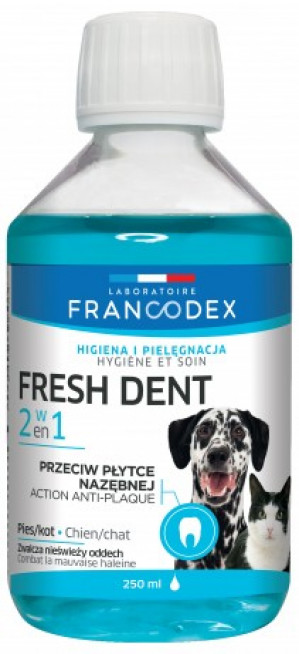 FRANCODEX Fresh dent tekutina pro ústní hygienu - receptura pro psy/kočky - 250ml